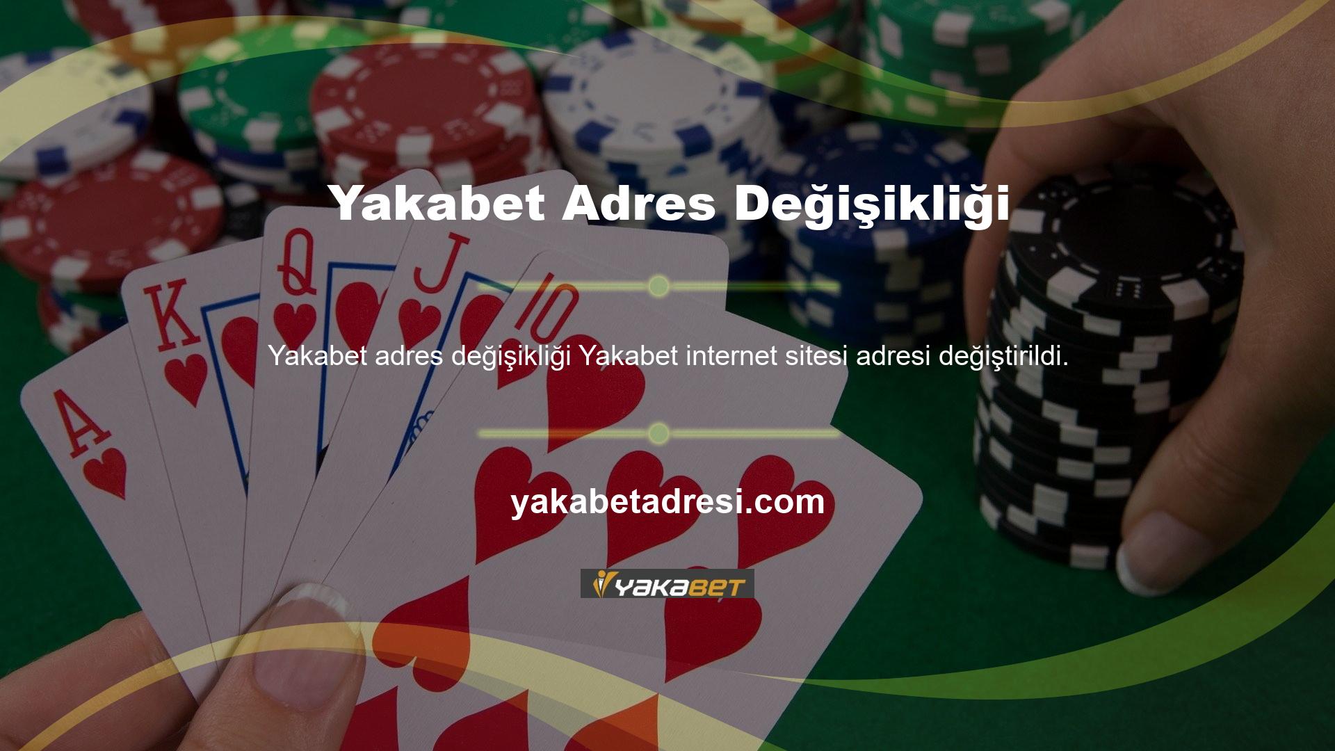 Canlı bahiste yapılan son değişikliklerle Yakabet yeni bir giriş adresi sunarak durumu yeni bir seviyeye taşıdı