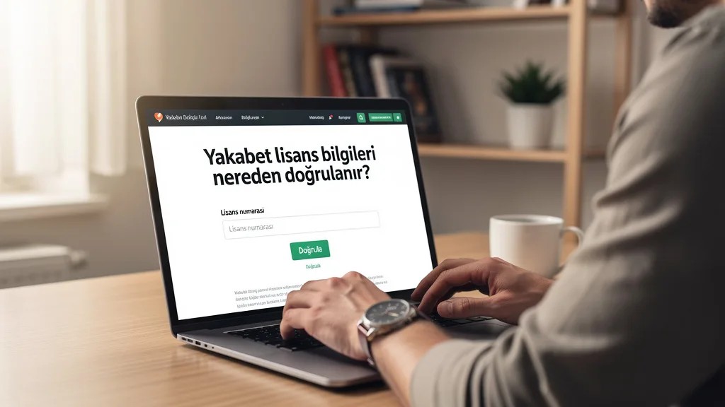 Yakabet Lisans Bilgileri Nereden Doğrulanır?